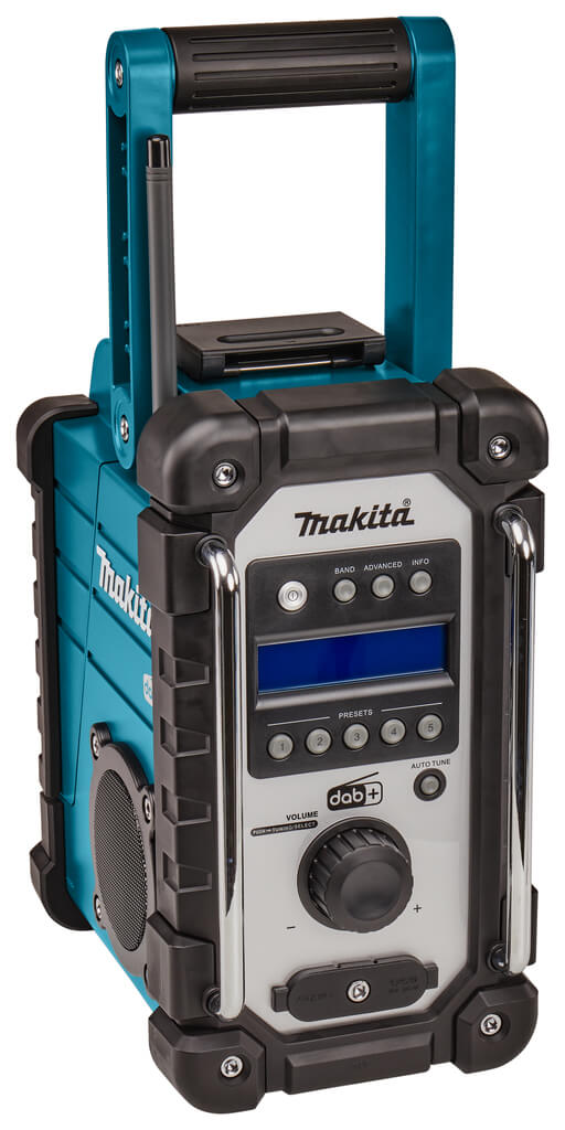Voorvoegsel tobben verwijderen Makita bouwradio DMR112 FM DAB/DAB+ bluetooth