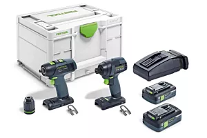 Festool combiset met slagschroevendraaier en schroefboormachine TID 18 HPC 4,0 I-Set T18