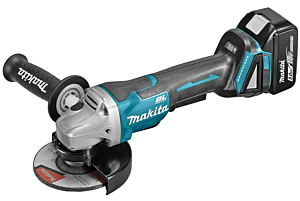 Makita dga508rtj 18 v haakse slijper 125 mm