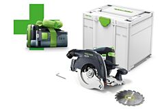 Festool accu-pendelkapzaag HKC 55 EB-Basic met gratis accu