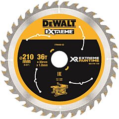 Dewalt xr widia blad 210mm x 30mm