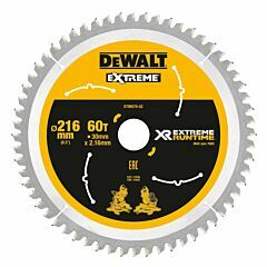 DeWalt cirkelzaagblad extreme runtime CZB 216x30mm 24T