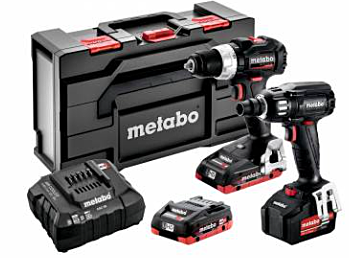 Zogenaamd verkoper komedie Metabo combi-set BS 18LT BL schroefboormachine + SSW 18 LTX 400 BL SE  slagmoersleutel
